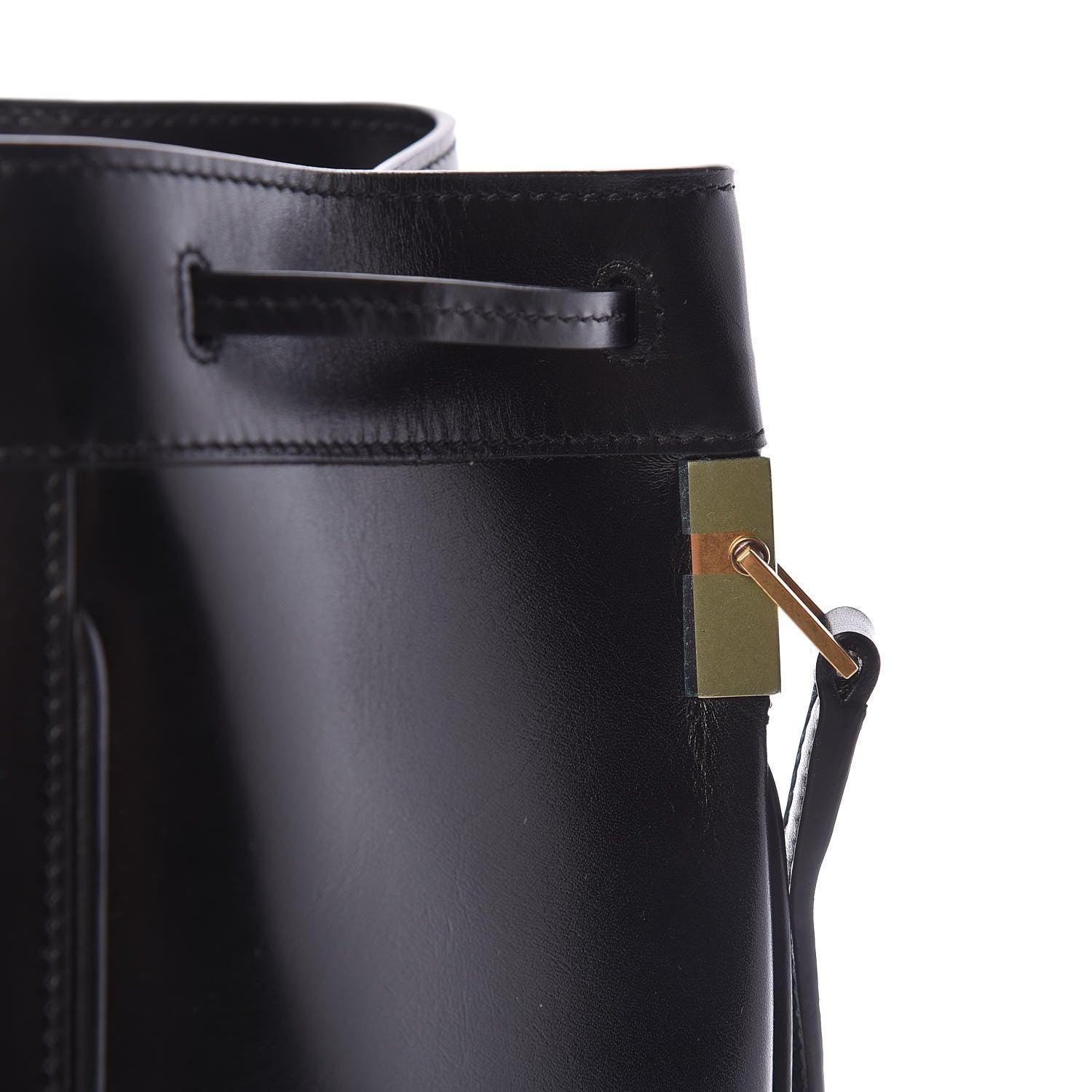 Saint Laurent Smooth Calfskin Medium Talitha Bucket Bag Black 9 of 11