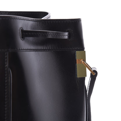 Saint Laurent Smooth Calfskin Medium Talitha Bucket Bag Black 9 of 11