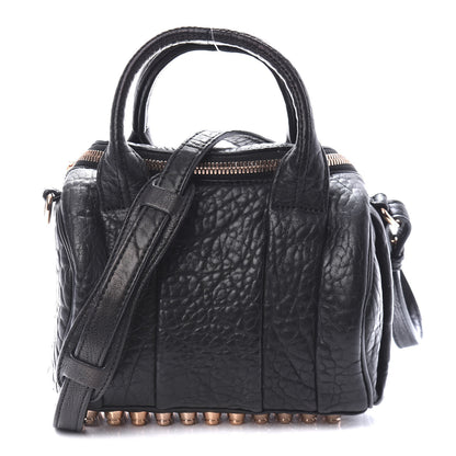 Alexander Wang Pebbled Lambskin Mini Rockie Black Rose Gold Hardware 1 of 9