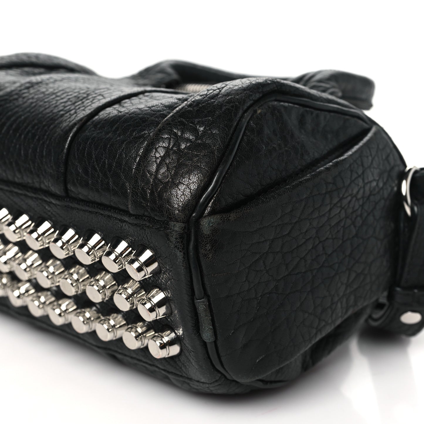 Pebbled Lambskin Mini Rockie Black Rhodium Hardware