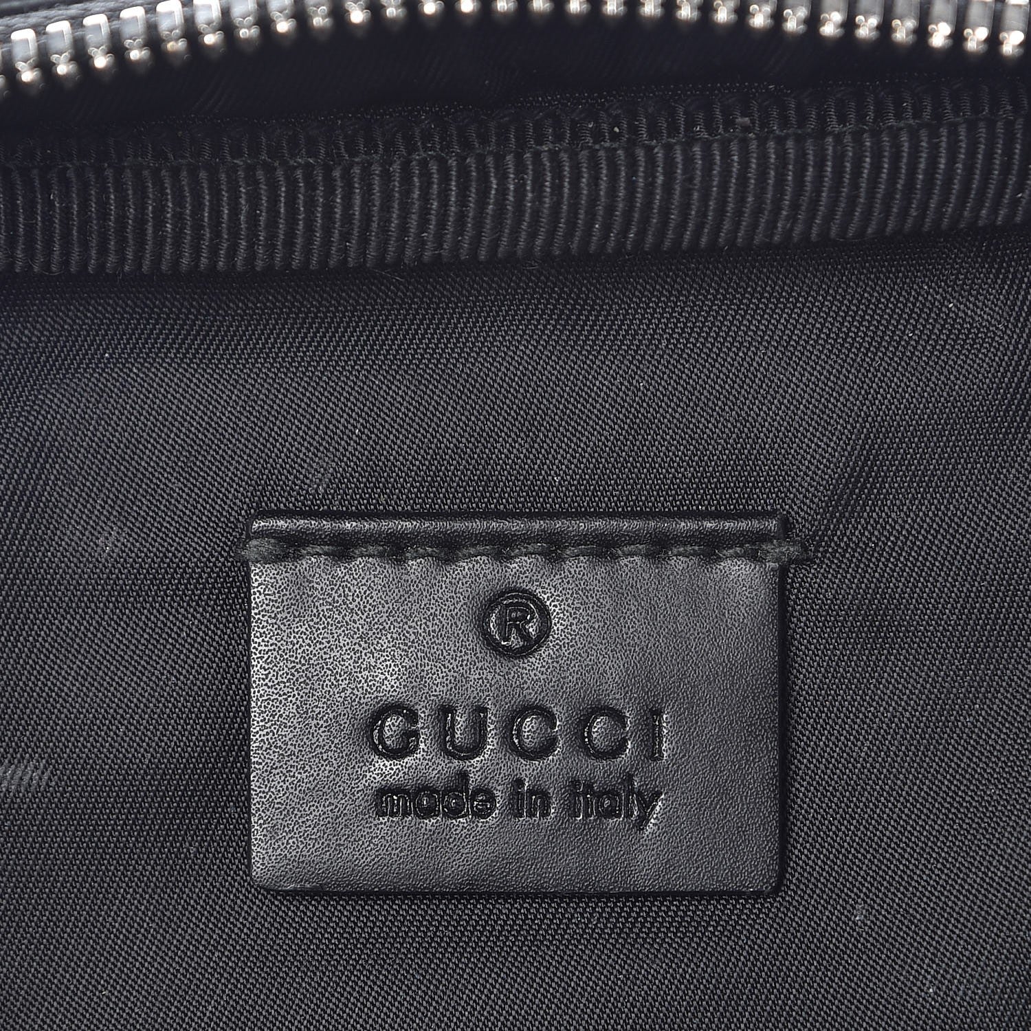 Gucci GG Supreme Monogram Web Belt Bag Black 8 of 11