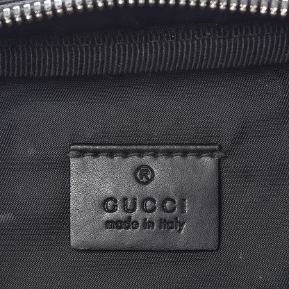 Gucci GG Supreme Monogram Web Belt Bag Black 8 of 11