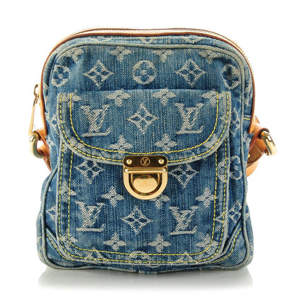 Louis Vuitton Denim Camera Bag Blue 1 of 7