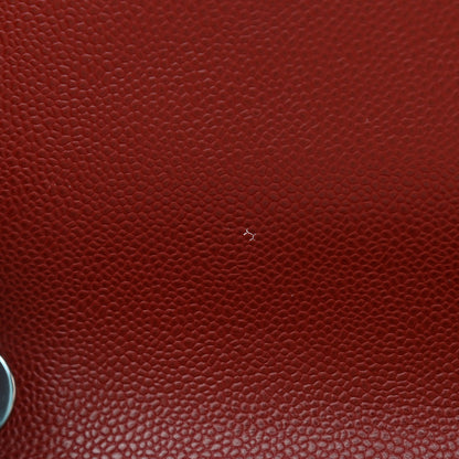 Chanel Caviar Medium Timeless CC Flap Dark Red 8 of 11