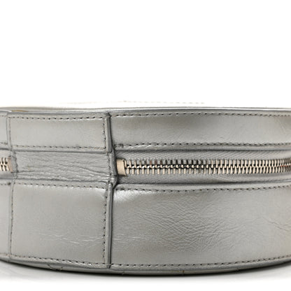 Chanel Metallic Glazed Calfskin Round As Earth Evening Bag Silver 10 of 13