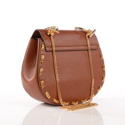 Chloe Calfskin Drew Chain Shoulder Bag Tobacco 3 of 9