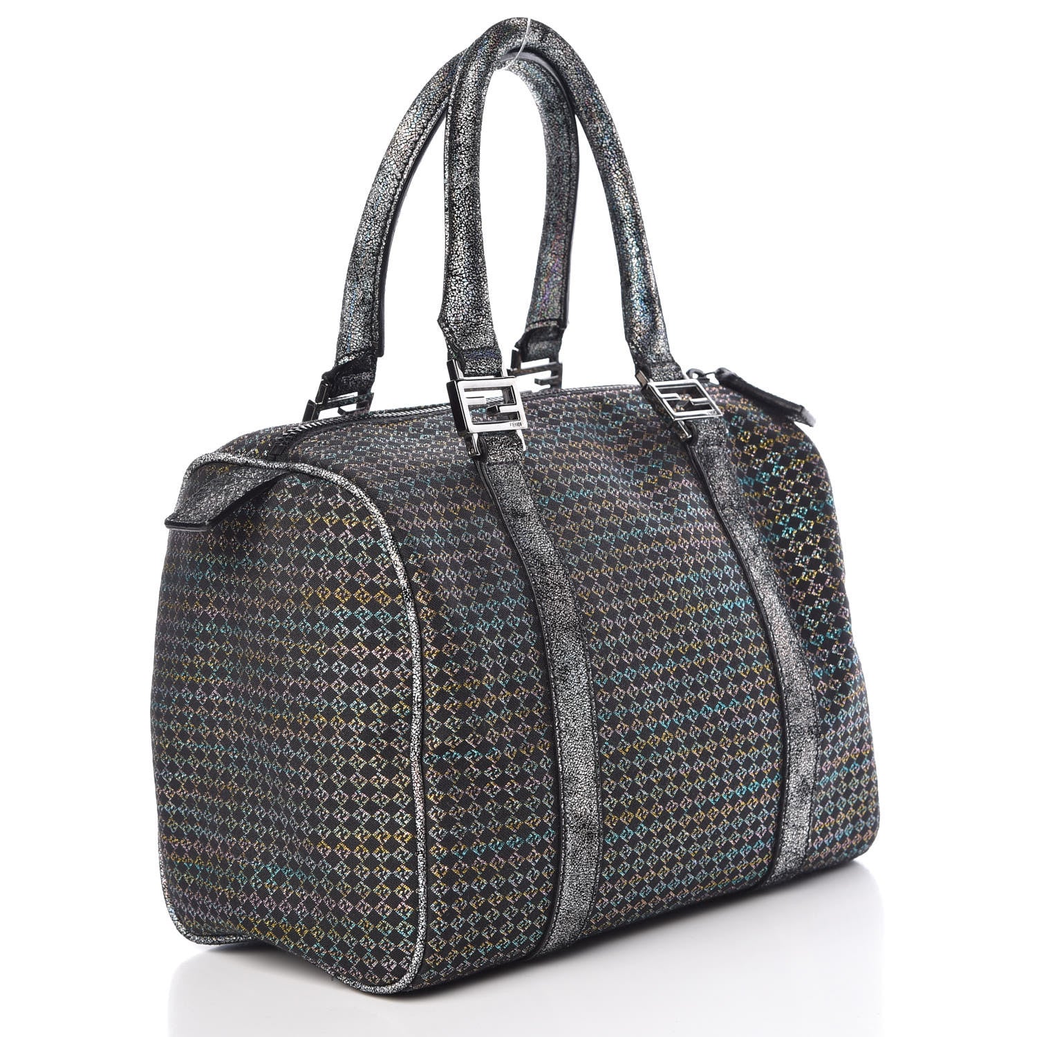Fendi Zucchino Forever Boston Metallic Multicolor 3 of 10