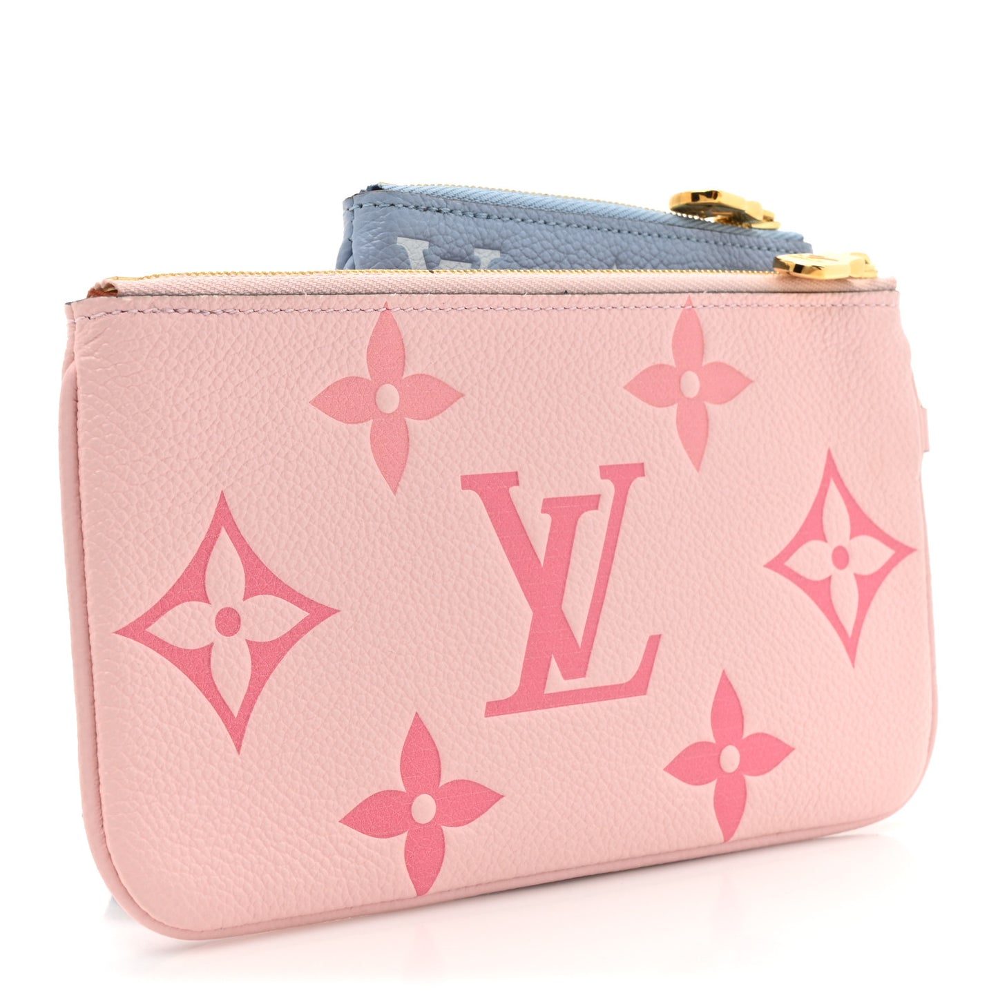 Empreinte Monogram Giant By The Pool Trio Pouch Rosebud Summer Blue Cream Saffron