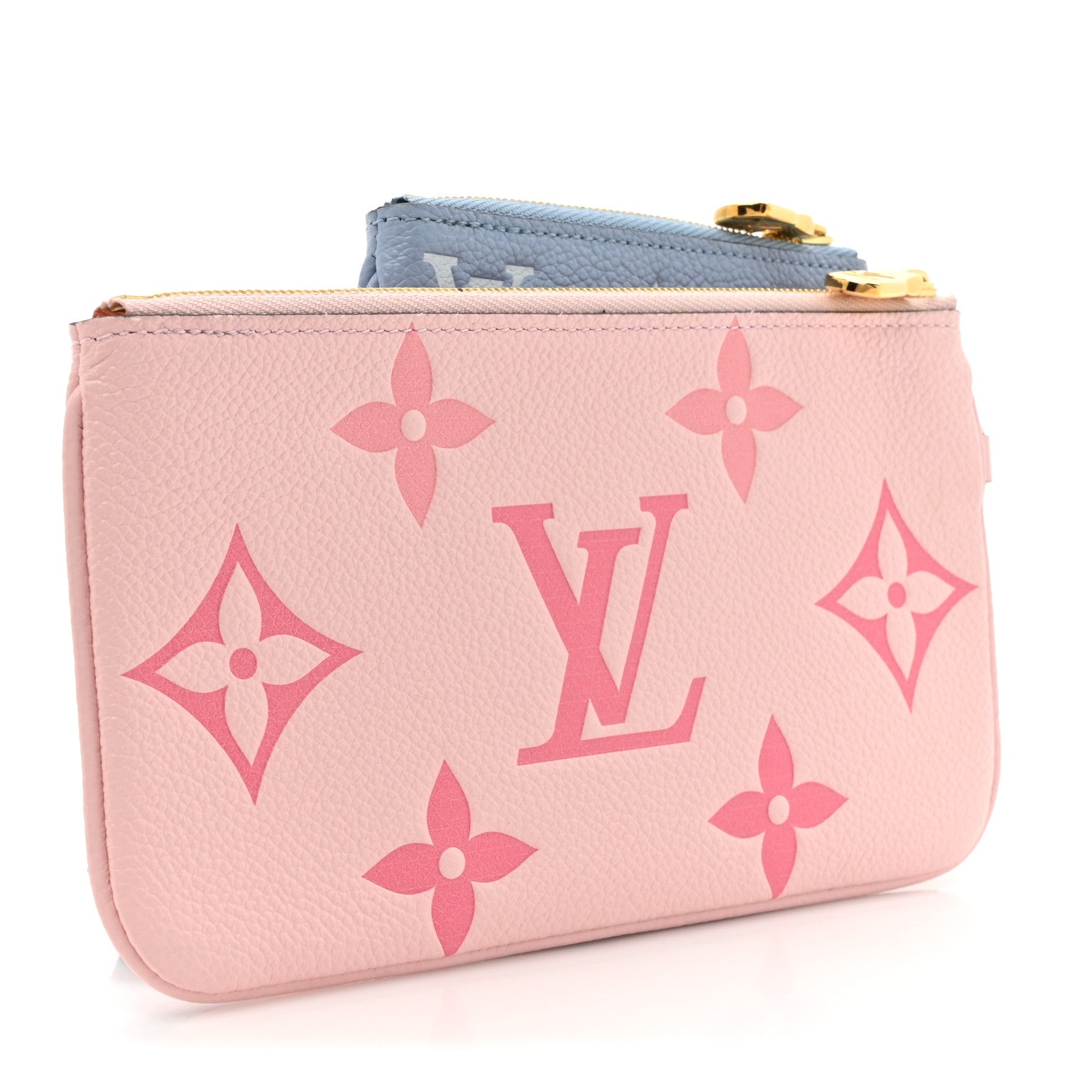 Louis Vuitton Empreinte Monogram Giant By The Pool Trio Pouch Rosebud Summer Blue Cream Saffron 3 of 10