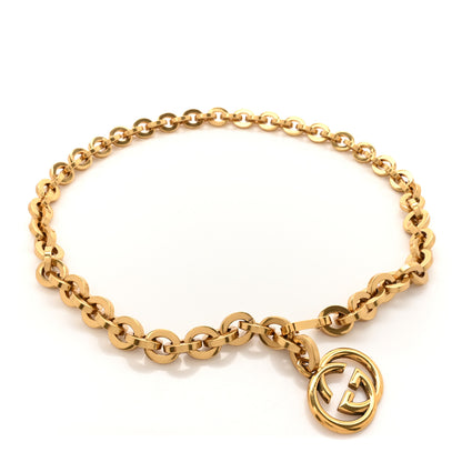 Gucci Chain GG Belt Aged Gold 1 of 8