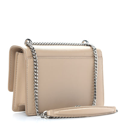 Saint Laurent Calfskin Monogram Sunset Chain Wallet Nude Powder 3 of 9