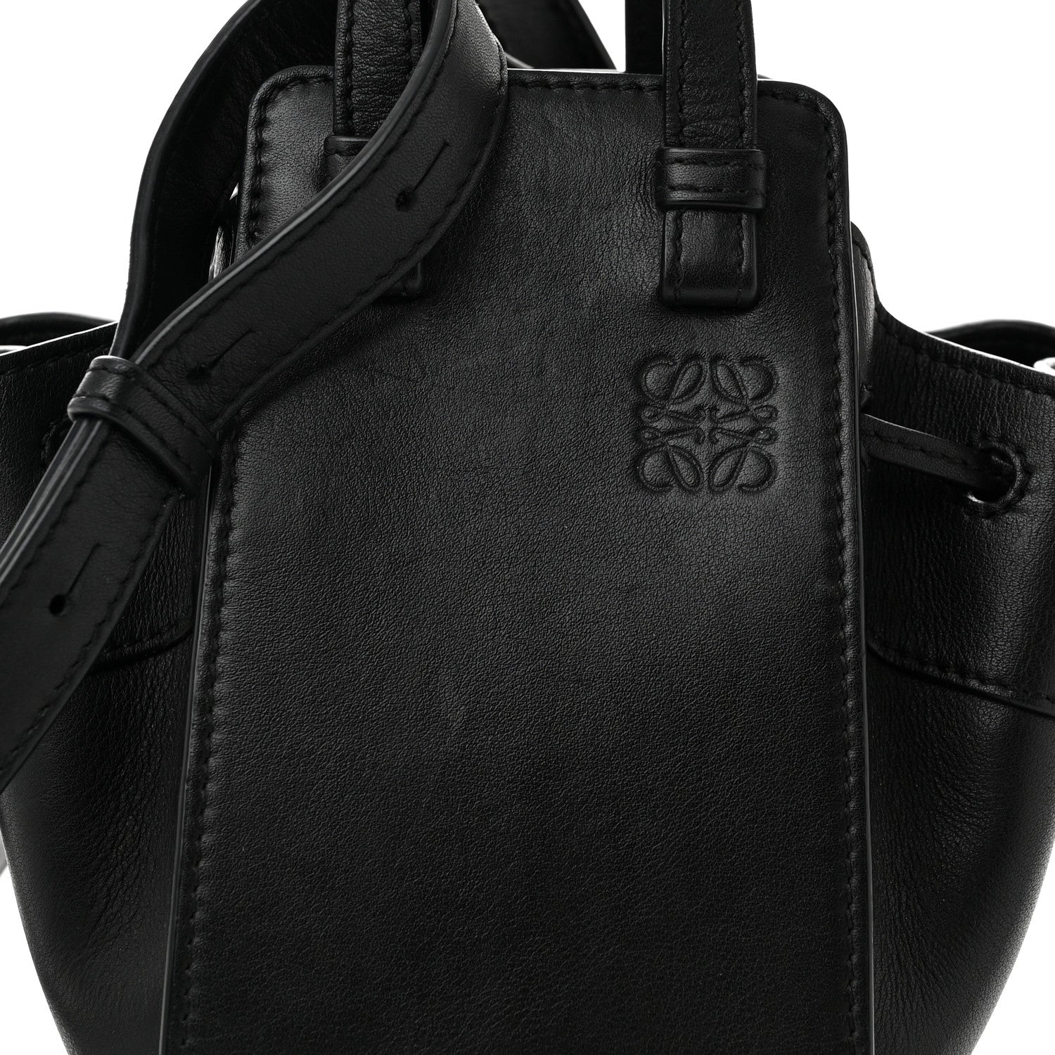 Loewe Calfskin Mini Hammock Shoulder Bag Black 8 of 10