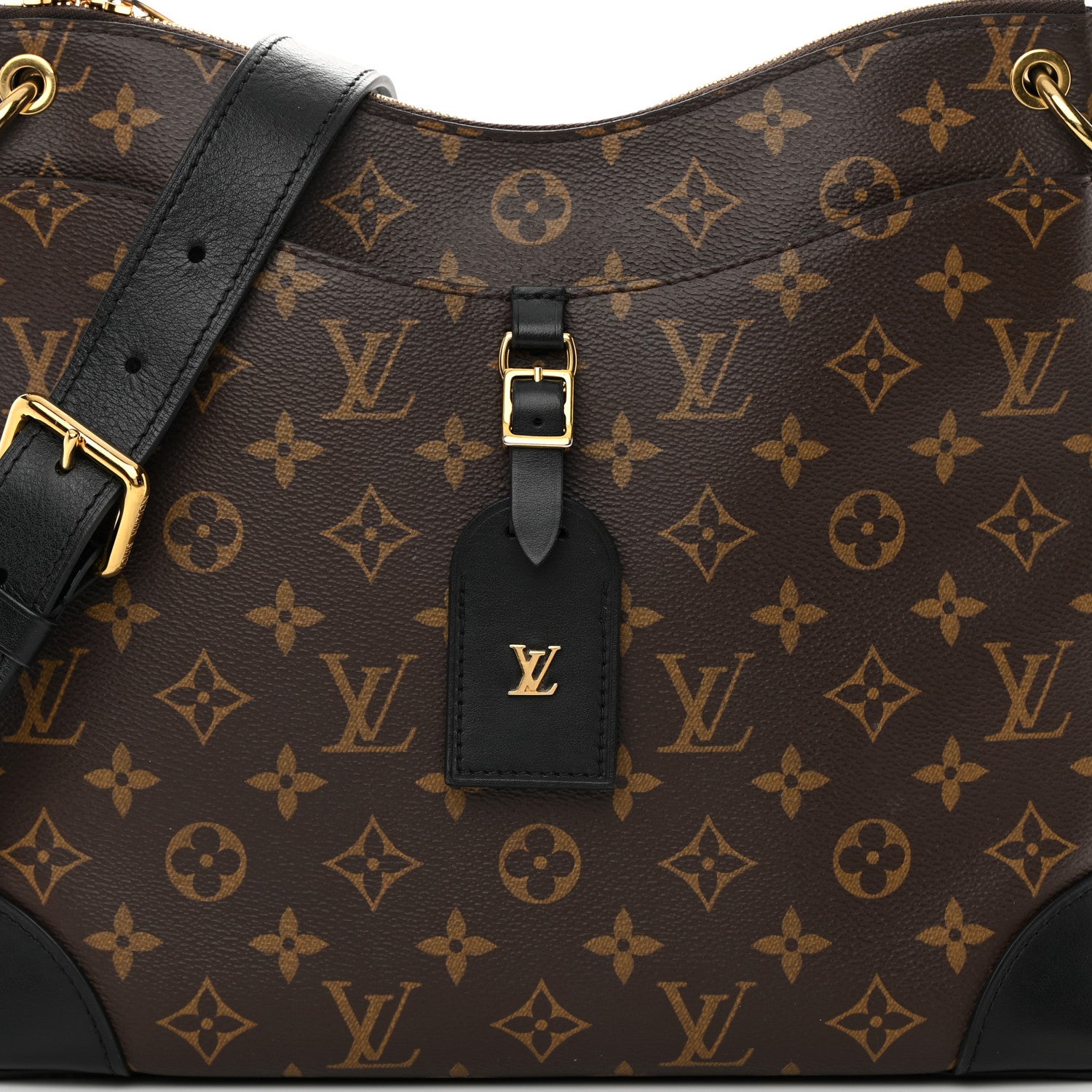 Louis Vuitton Monogram Odeon MM Black 7 of 13