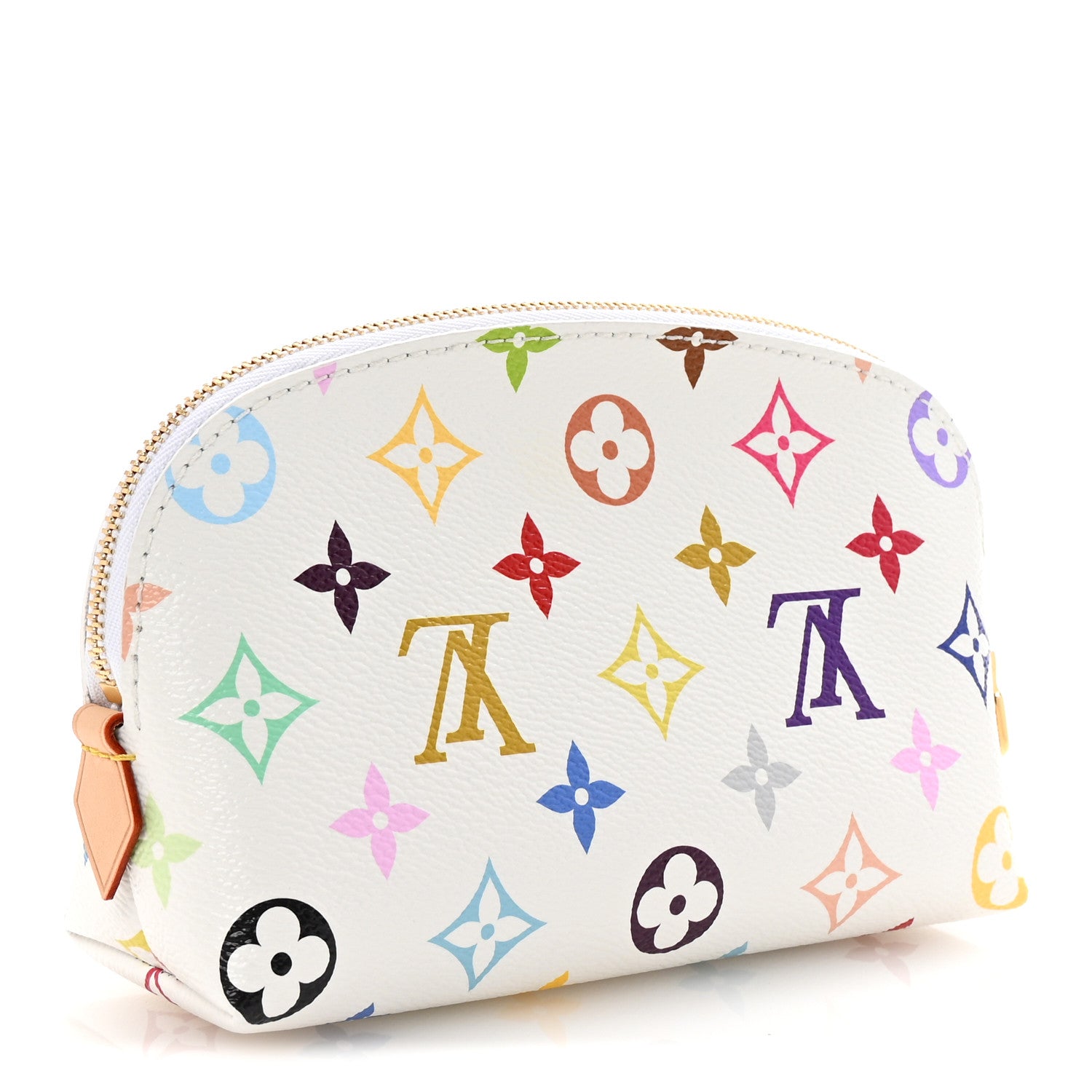Louis Vuitton LV x TM Monogram Multicolor Cosmetic Pouch PM White 3 of 7
