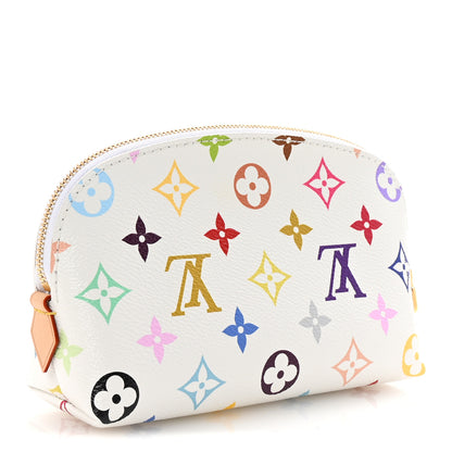 Louis Vuitton LV x TM Monogram Multicolor Cosmetic Pouch PM White 3 of 7