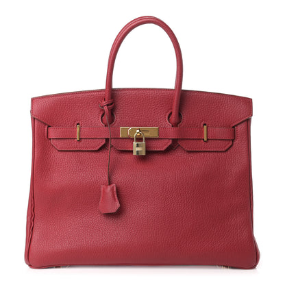 Hermes Togo Birkin 35 Rouge Vif 1 of 14