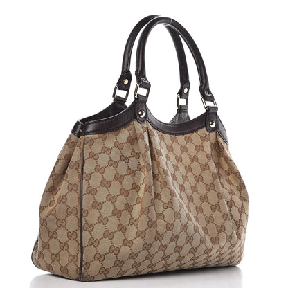 Gucci Monogram Medium Sukey Tote Dark Brown 3 of 16