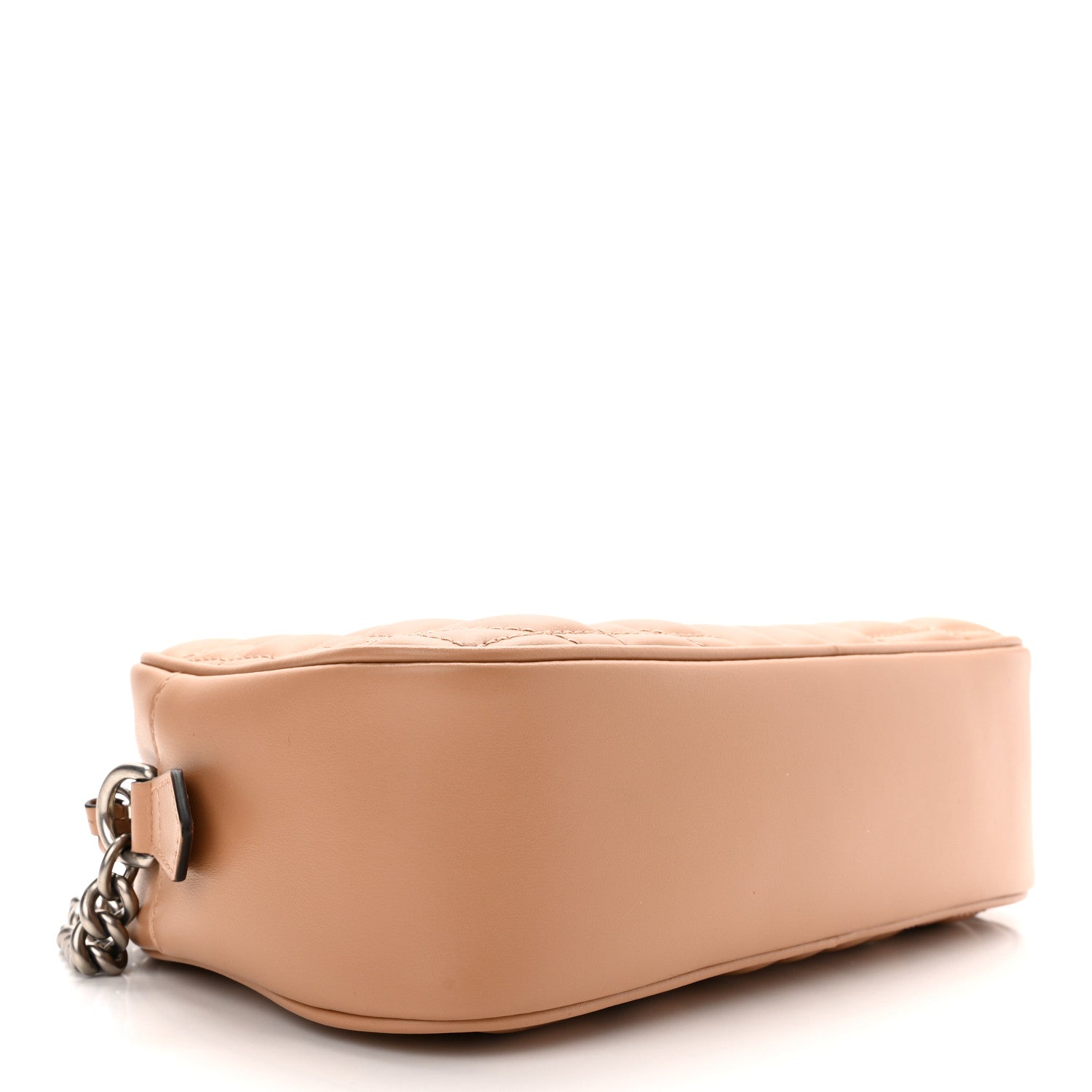 Gucci Calfskin Matelasse Aria Small GG Marmont Chain Shoulder Bag Camelia 4 of 11