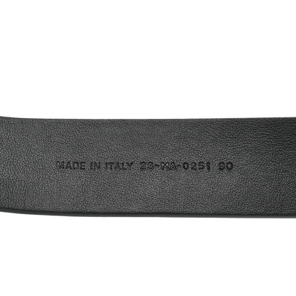 Christian Dior Calfskin 30 Montaigne Belt 90 36 Black 4 of 6