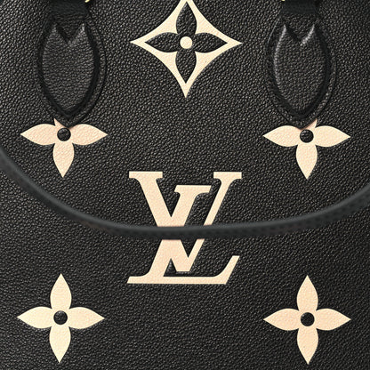 Louis Vuitton Empreinte Monogram Giant Onthego MM Black Beige 7 of 9