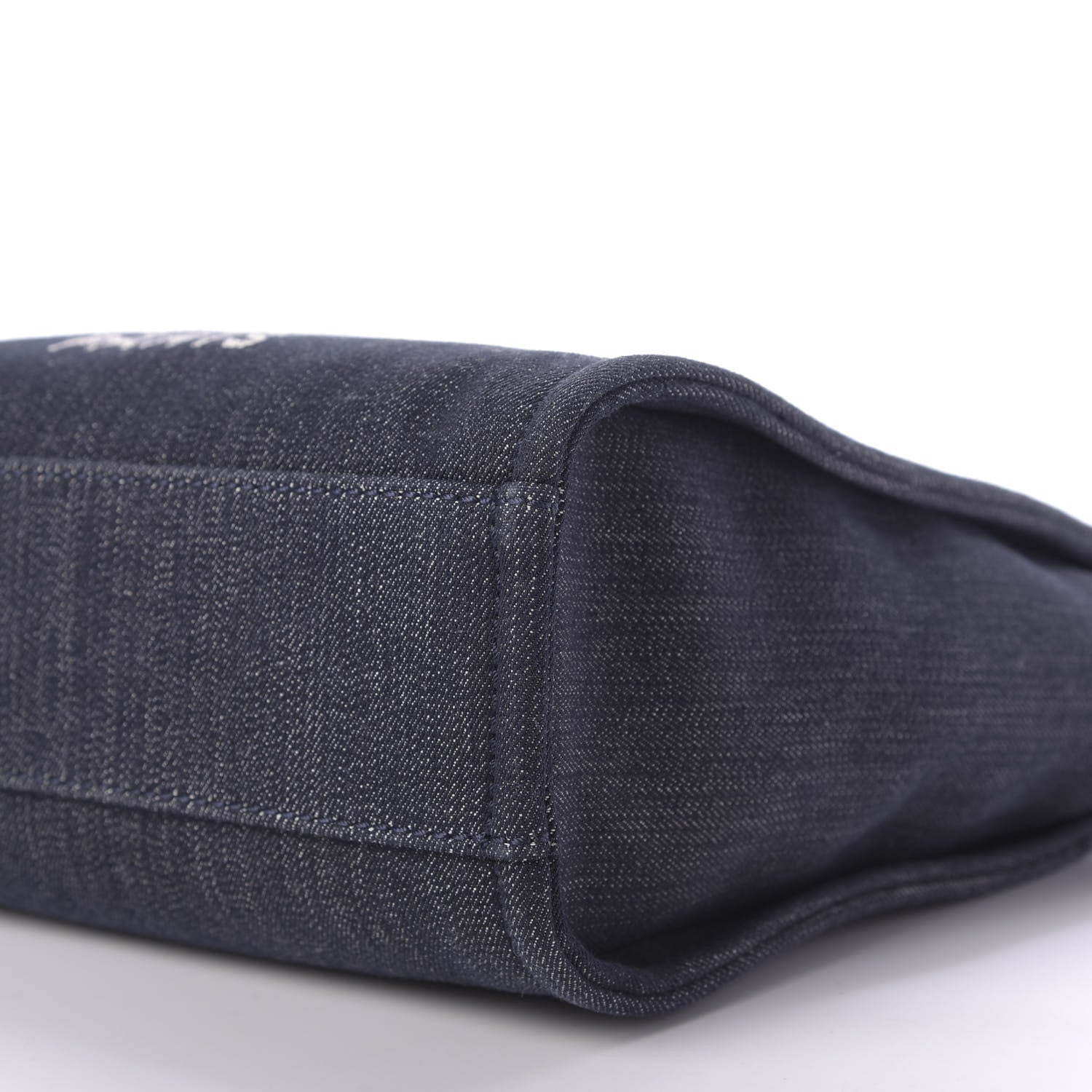Chanel Denim Mini Deauville Tote Dark Blue 7 of 9