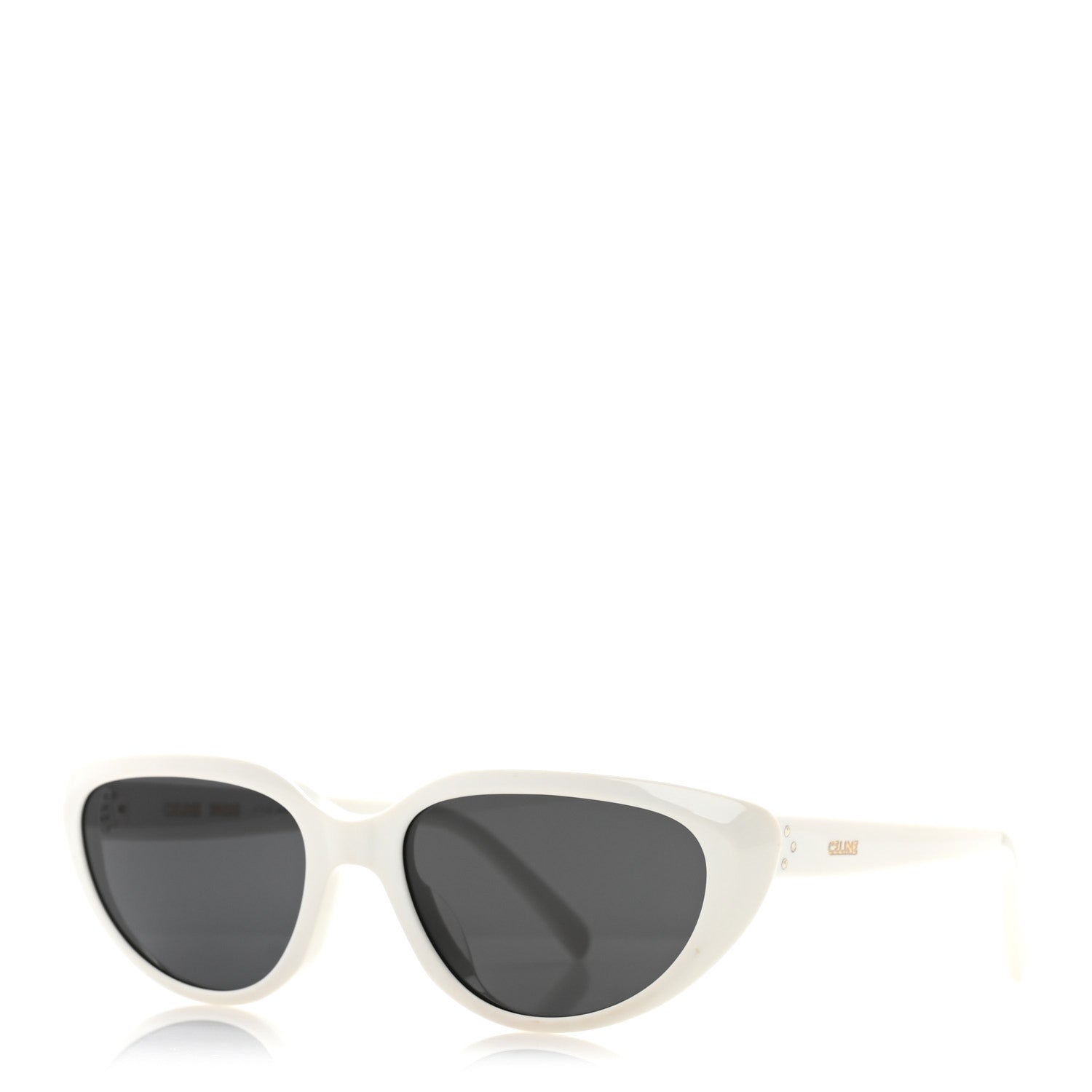Celine Acetate Cat Eye Sunglasses CL40220U White 1 of 9
