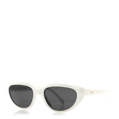 Celine Acetate Cat Eye Sunglasses CL40220U White 1 of 9