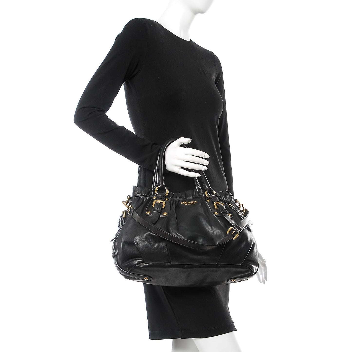 Soft Calf Tote Black