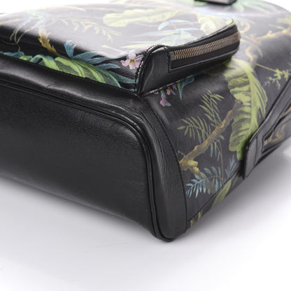 Gucci Calfskin Tropical Print Medium Day Backpack Black Multi 8 of 8