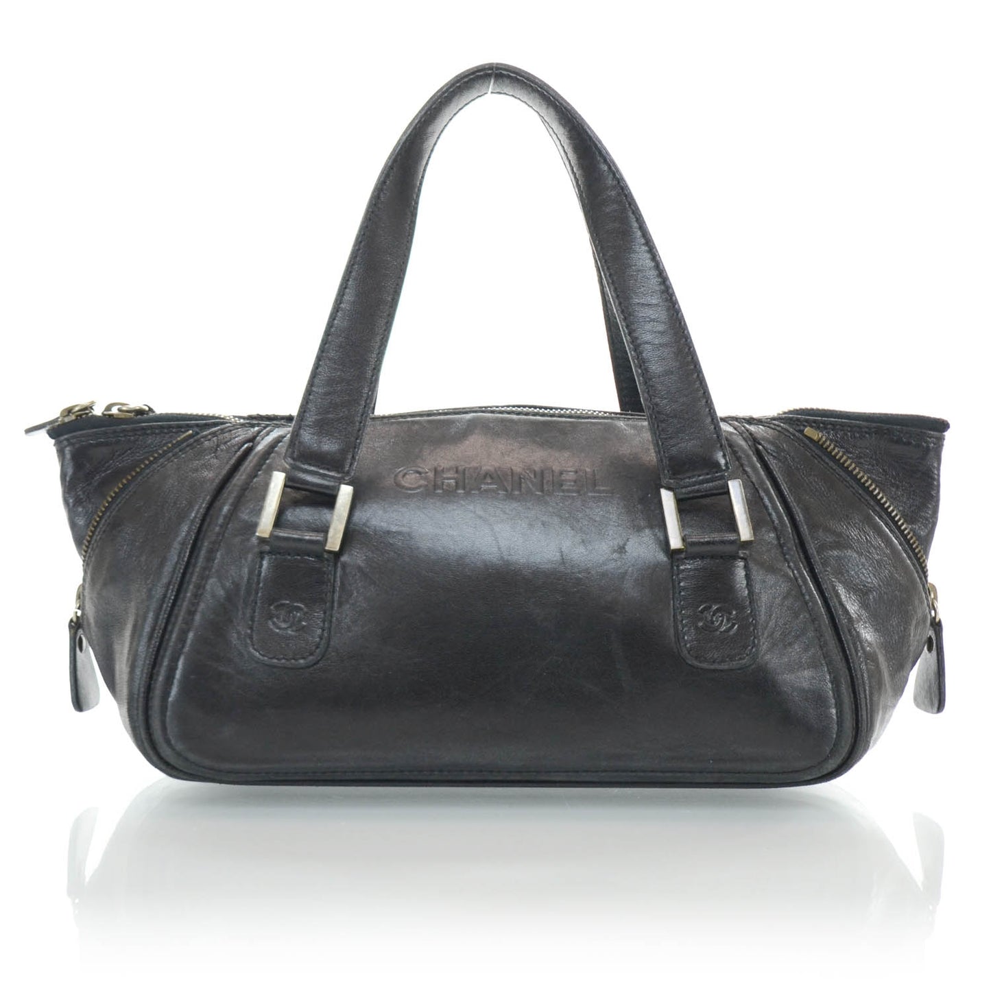 Lambskin Handbag Black