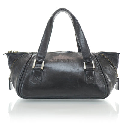 Chanel Lambskin Handbag Black 1 of 11