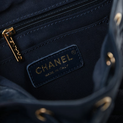 Chanel Lambskin Quilted Mini Urban Spirit Backpack Navy 9 of 10