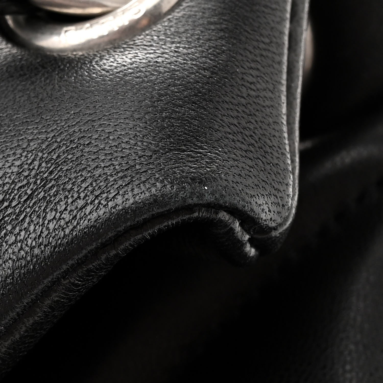 Saint Laurent Lambskin Quilted Toy Loulou Puffer Monogram Chain Satchel Black 11 of 11