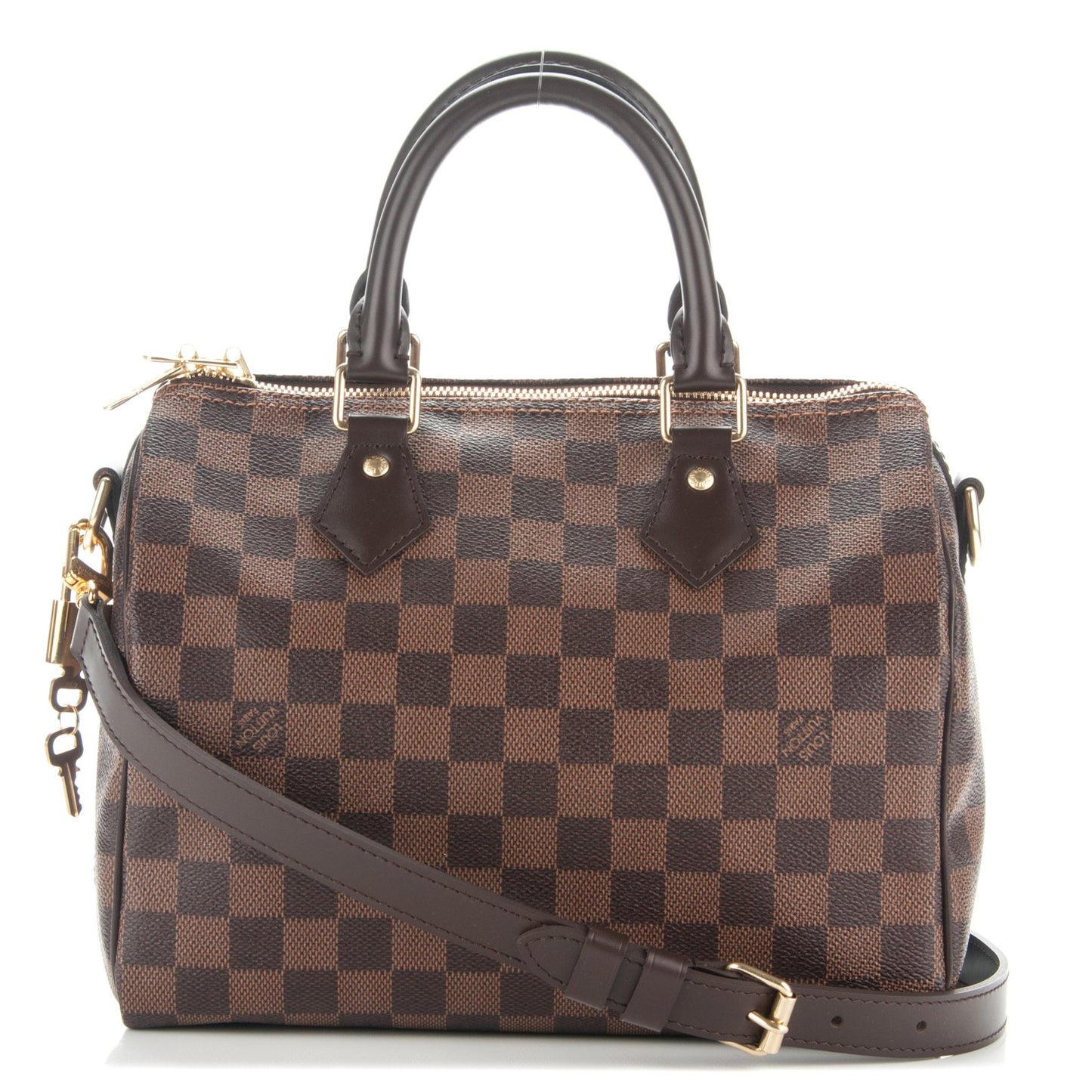 Damier Ebene Speedy Bandouliere 25