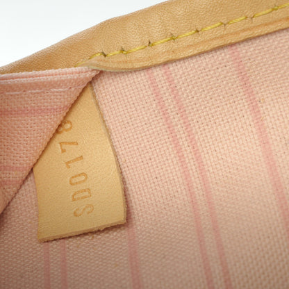 Louis Vuitton Damier Azur Neo Neverfull MM Rose Ballerine 10 of 24