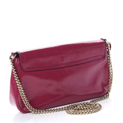 Gucci Patent Medium Soho Flap Crossbody Bright Bougainvillea 3 of 11