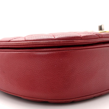 Chanel Caviar Quilted Casual Pocket Messenger Flap Red 9 of 11