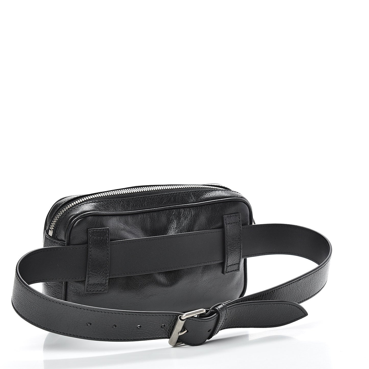 Fluffy Calfskin Morpheus Belt Bag 85 34 Black