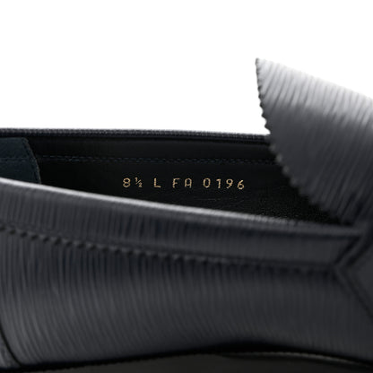 Louis Vuitton Epi Mens Major Loafers 8.5 Marine 6 of 9