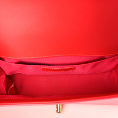 Chanel Patent Quilted Medium Boy Flap Pink 5 of 9