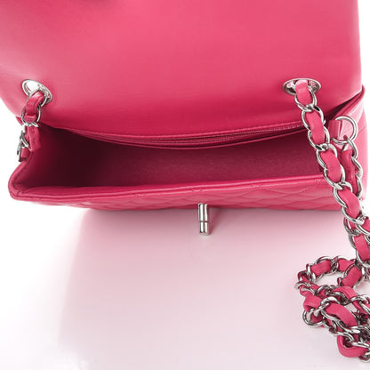 Chanel Lambskin Quilted Mini Rectangular Flap Pink 6 of 10
