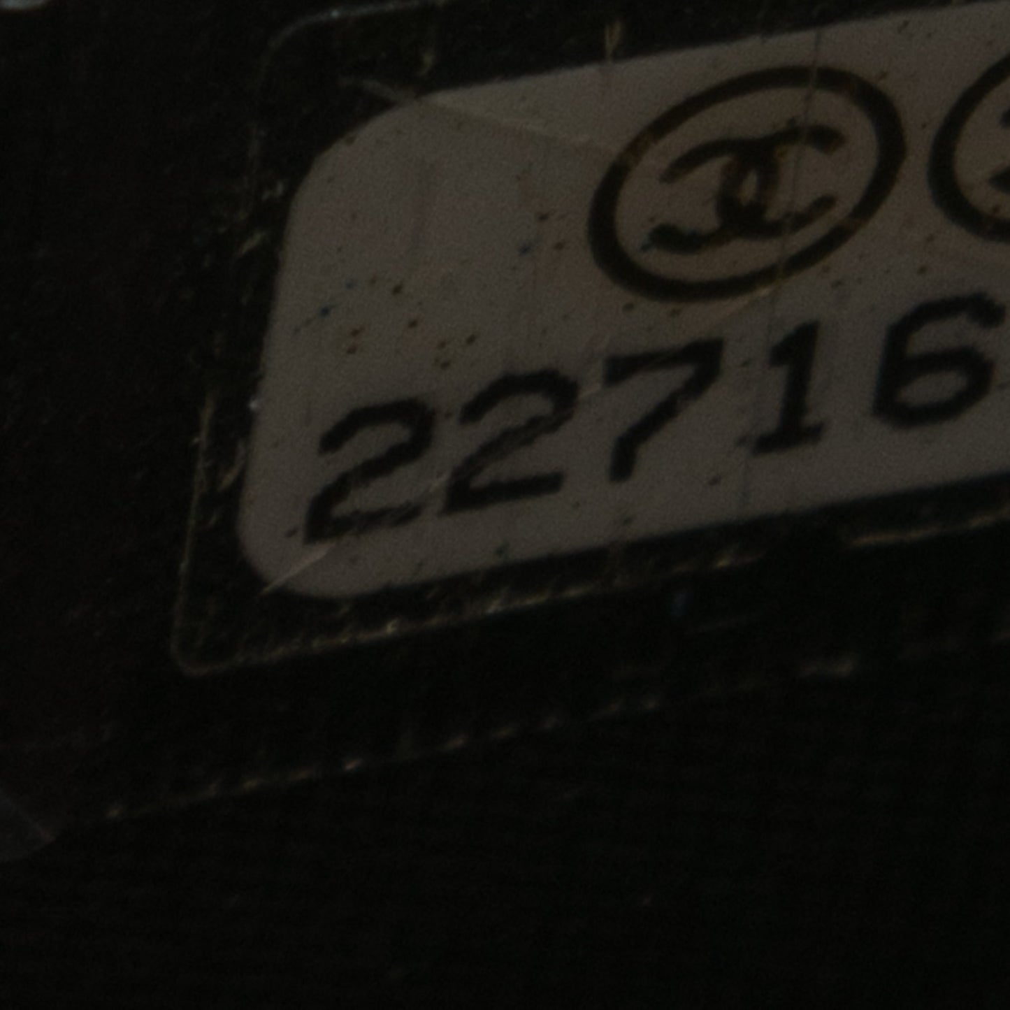 Lambskin Quilted Trendy CC Wallet On Chain WOC Black