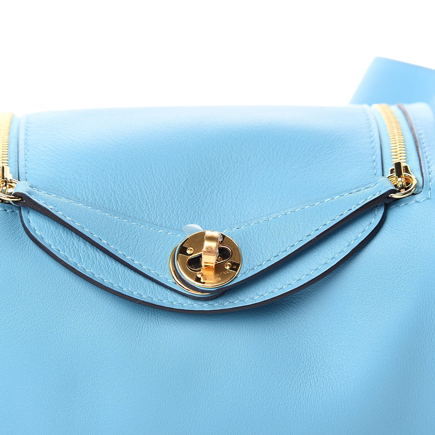 Hermes Swift Mini Lindy 20 Bleu Du Nord 9 of 9
