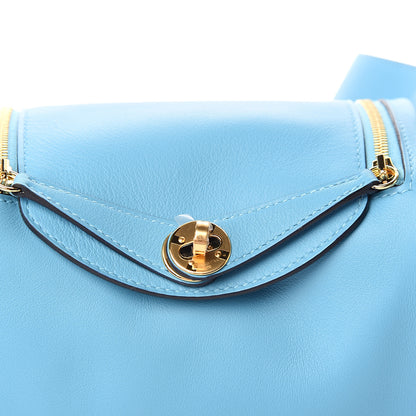 Hermes Swift Mini Lindy 20 Bleu Du Nord 9 of 9