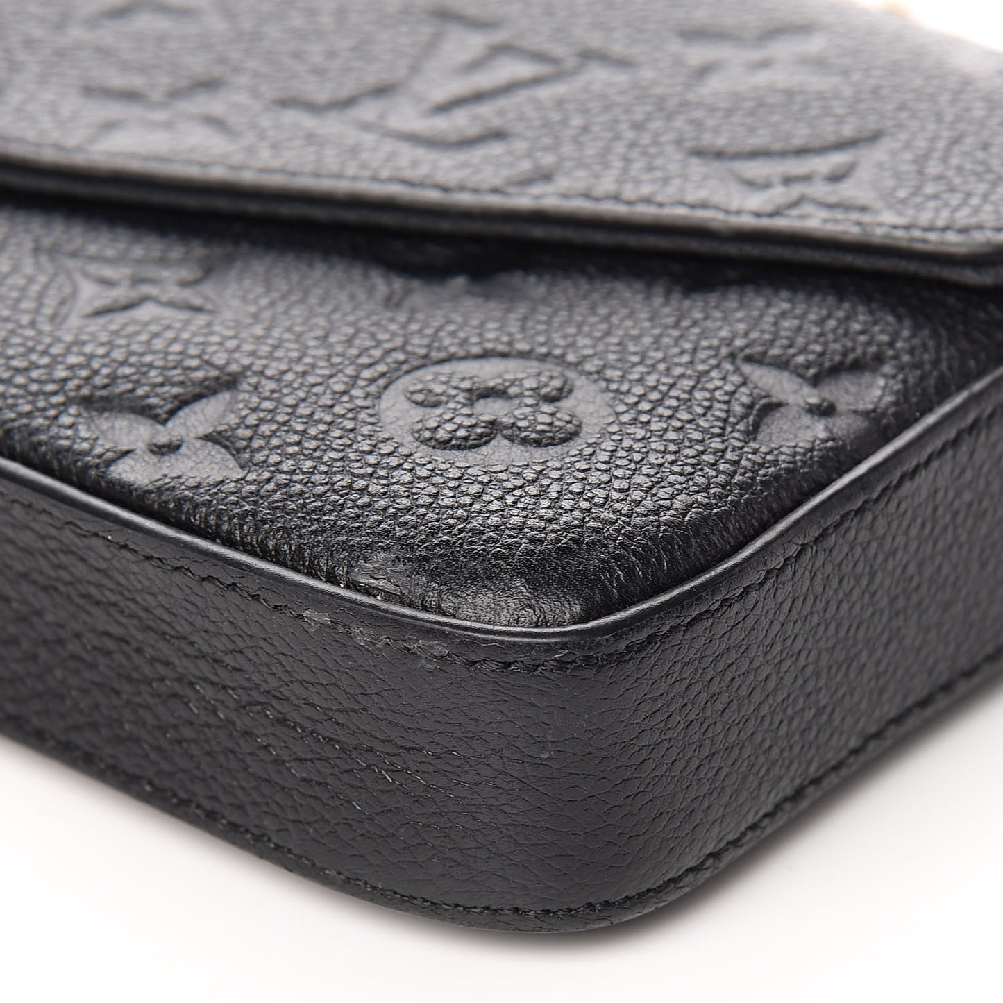 Empreinte Pochette Felicie Chain Wallet Black