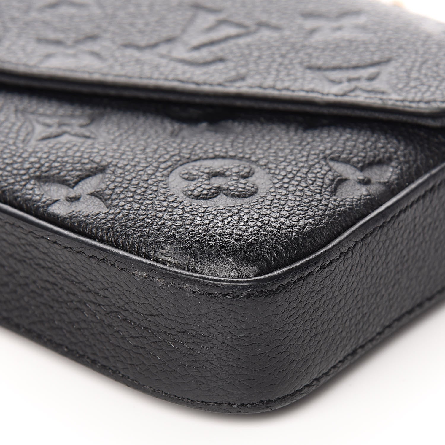 Louis Vuitton Empreinte Pochette Felicie Chain Wallet Black 11 of 14