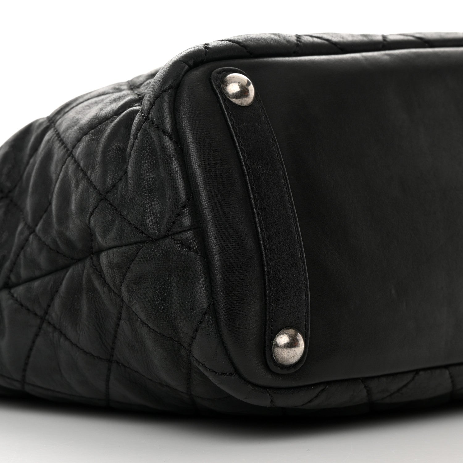 Chanel Iridescent Calfskin Quilted In The Mix Shopping Tote Black 10 of 20
