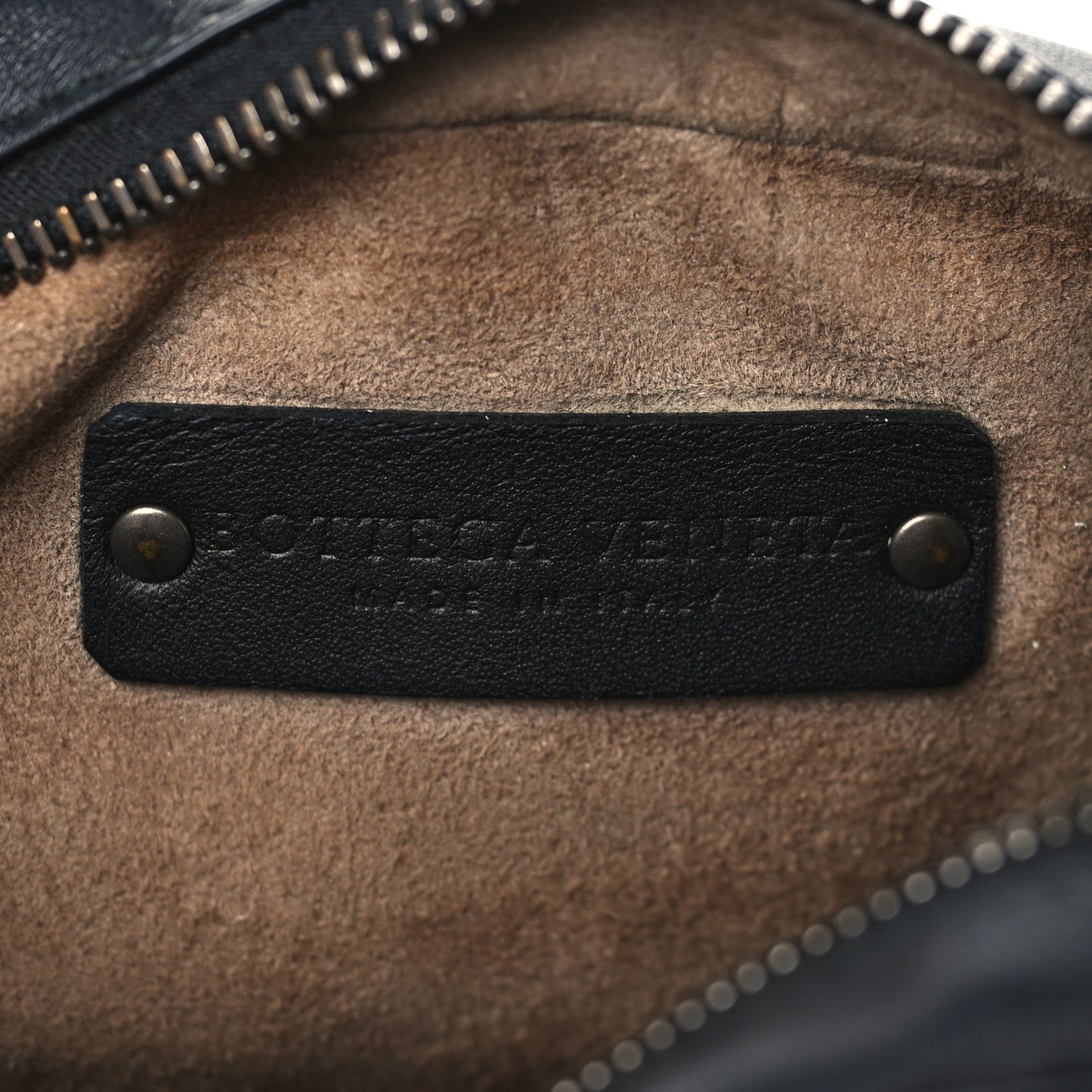 Nappa Intrecciato Belt Bag Black