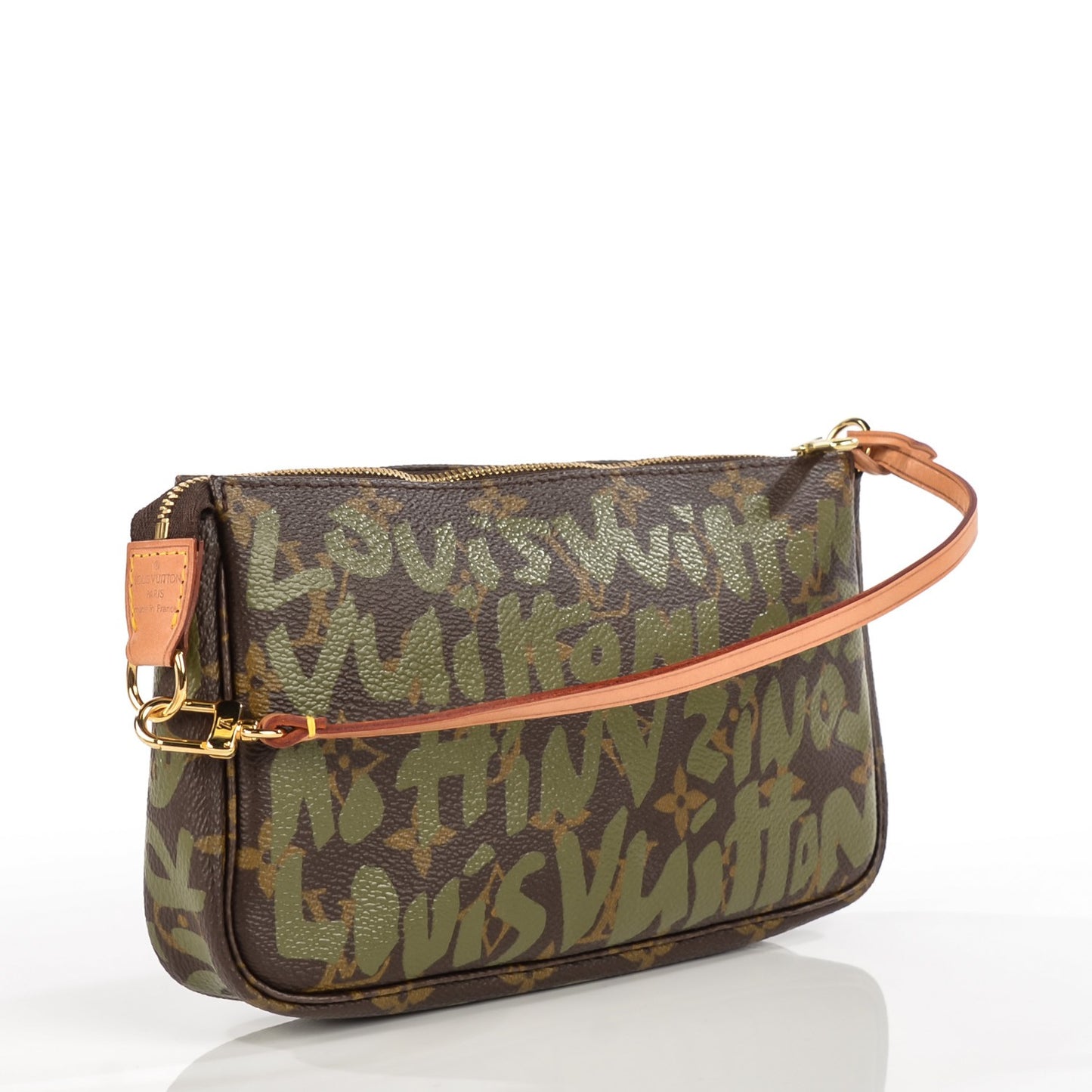 Monogram Graffiti Pochette Accessories Kaki