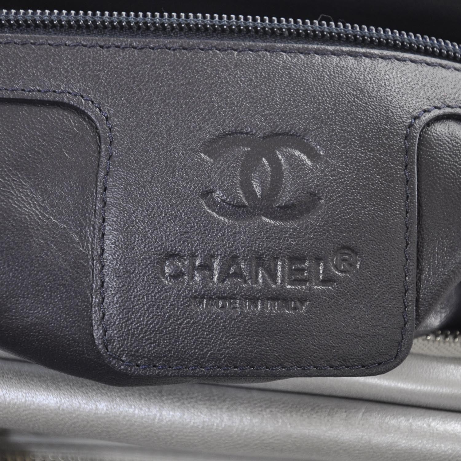 Chanel Lambskin COCO Cocoon Bowler Silver 9 of 9